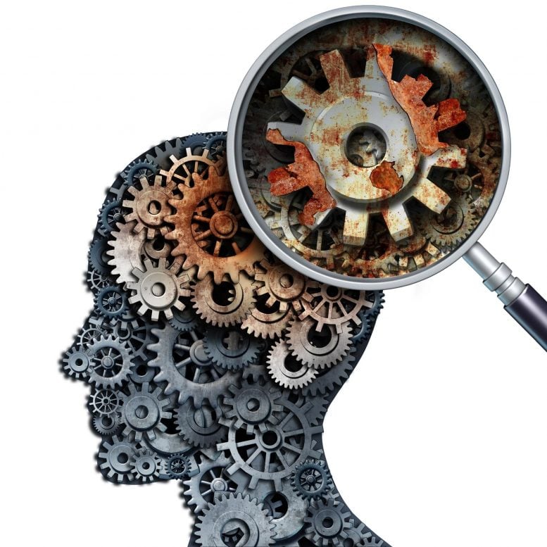 Brain Decline Dementia Analysis Concept