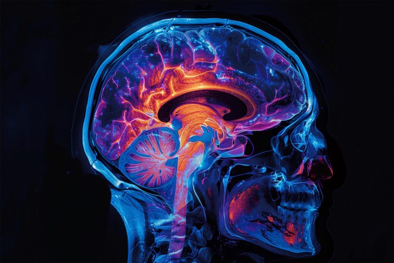 Brain Disease Scan Neurological Disorder Concept Art