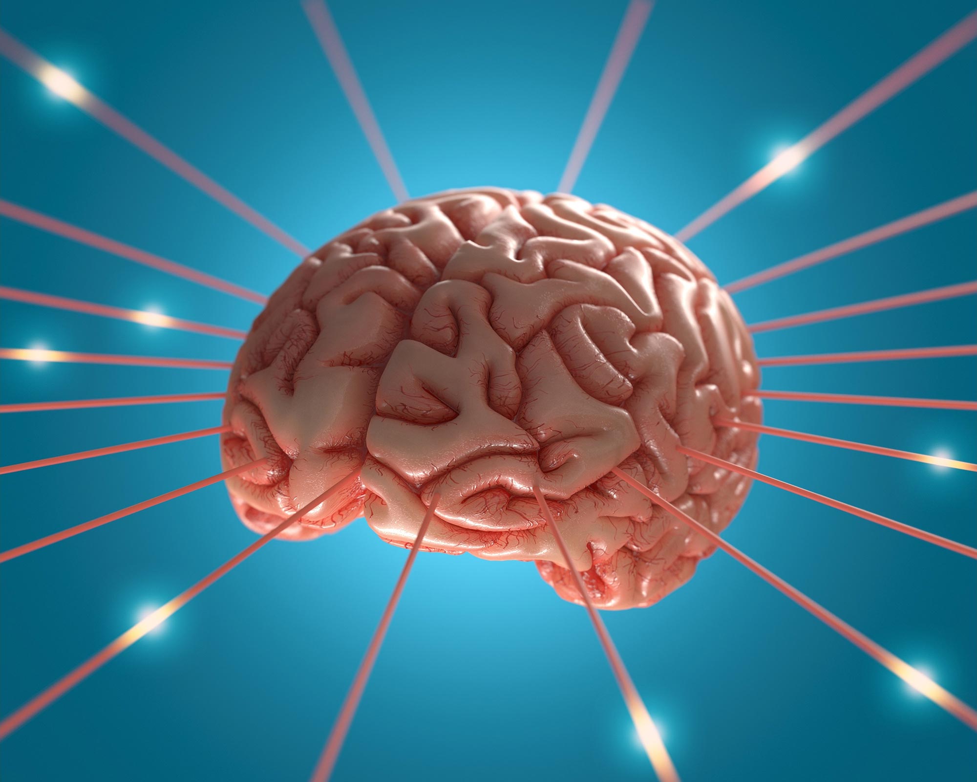 Brain Energy Signals Concept