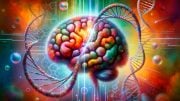 Brain Genetics Neuroscience Art Concept