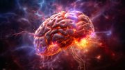 Brain Inflammation Dementia Glowing