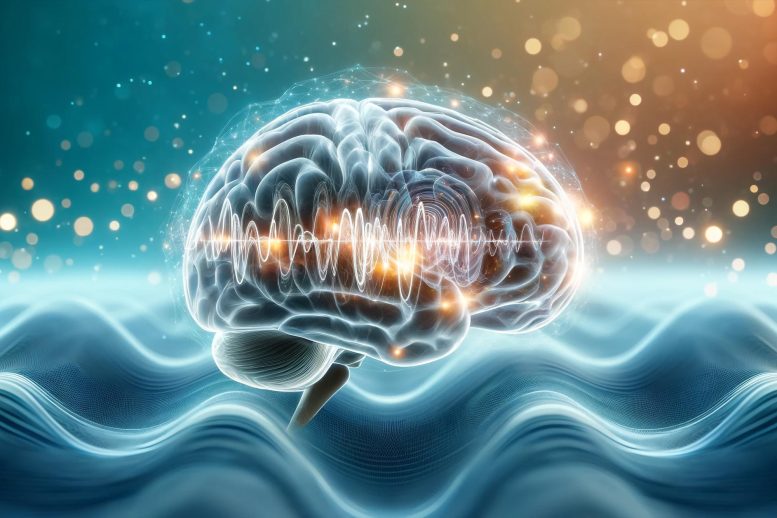 Brain Waves Activity Daydream Art Concept
