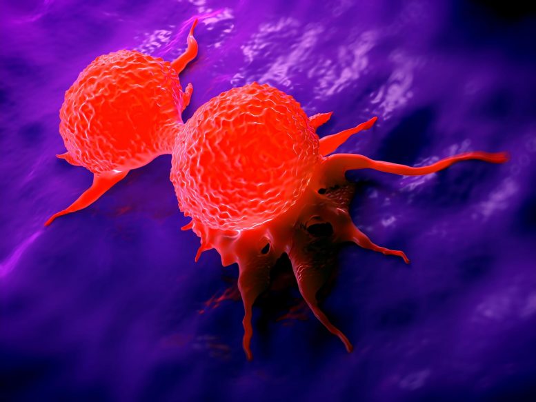 Breast Cancer Cells Illustration