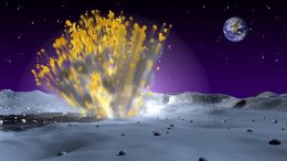 Bright Explosion on Moon
