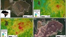 Brumadinho Dam Collapse Before and After