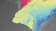 Brunt and Stancomb Wills Ice Shelf Ice Velocity Map