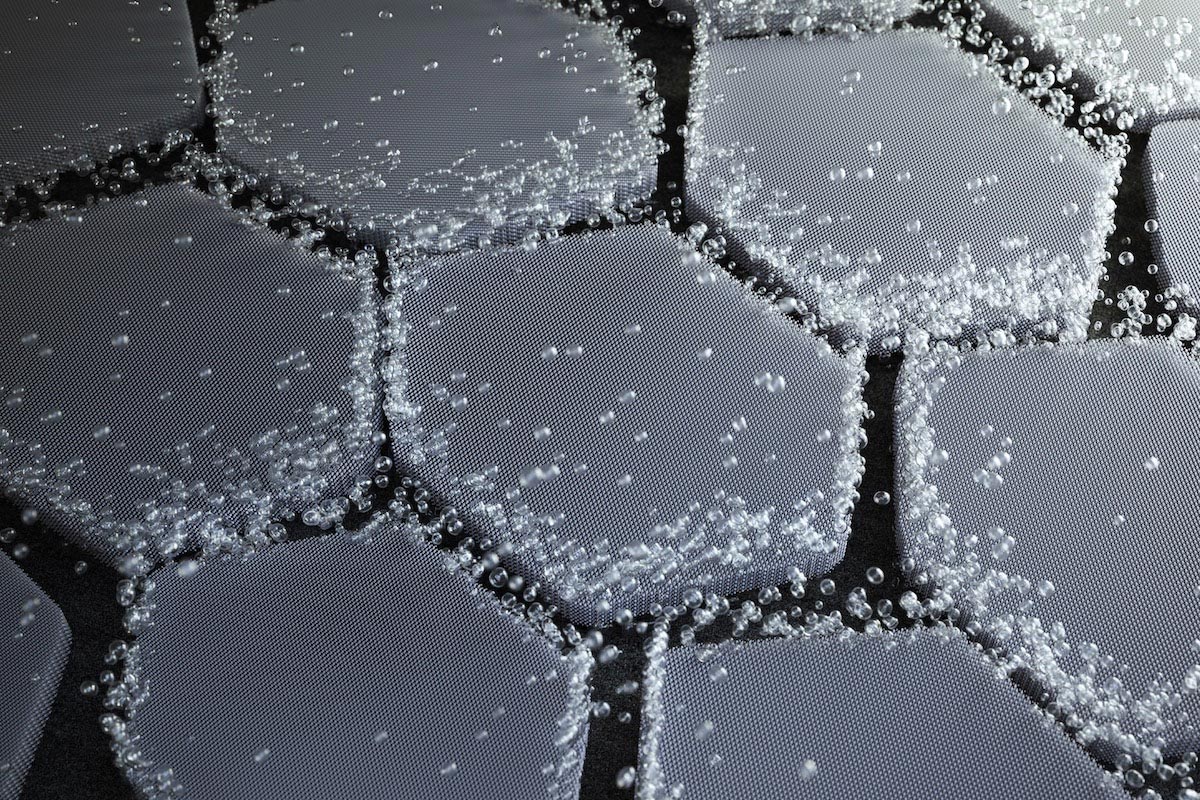 Bubbles Plate Like Catalyst Particle