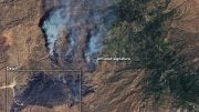 Bush Fire Scorches Lands Near Phoenix on June 14 2020