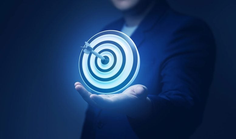 Business Man Target Goal