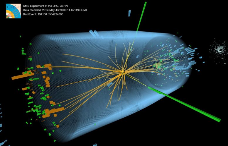 CERN Particle Accelerator SM Higgs Boson Decay