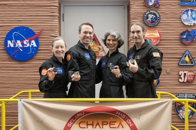 CHAPEA Crew Egress From Their Simulated Mars Mission