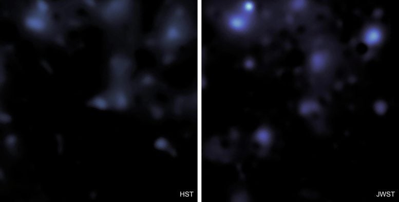 COSMOS Dark Matter Distribution Hubble Webb