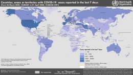 COVID-19 Coronavirus Map April 1