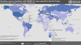 COVID-19 Coronavirus Map April 12