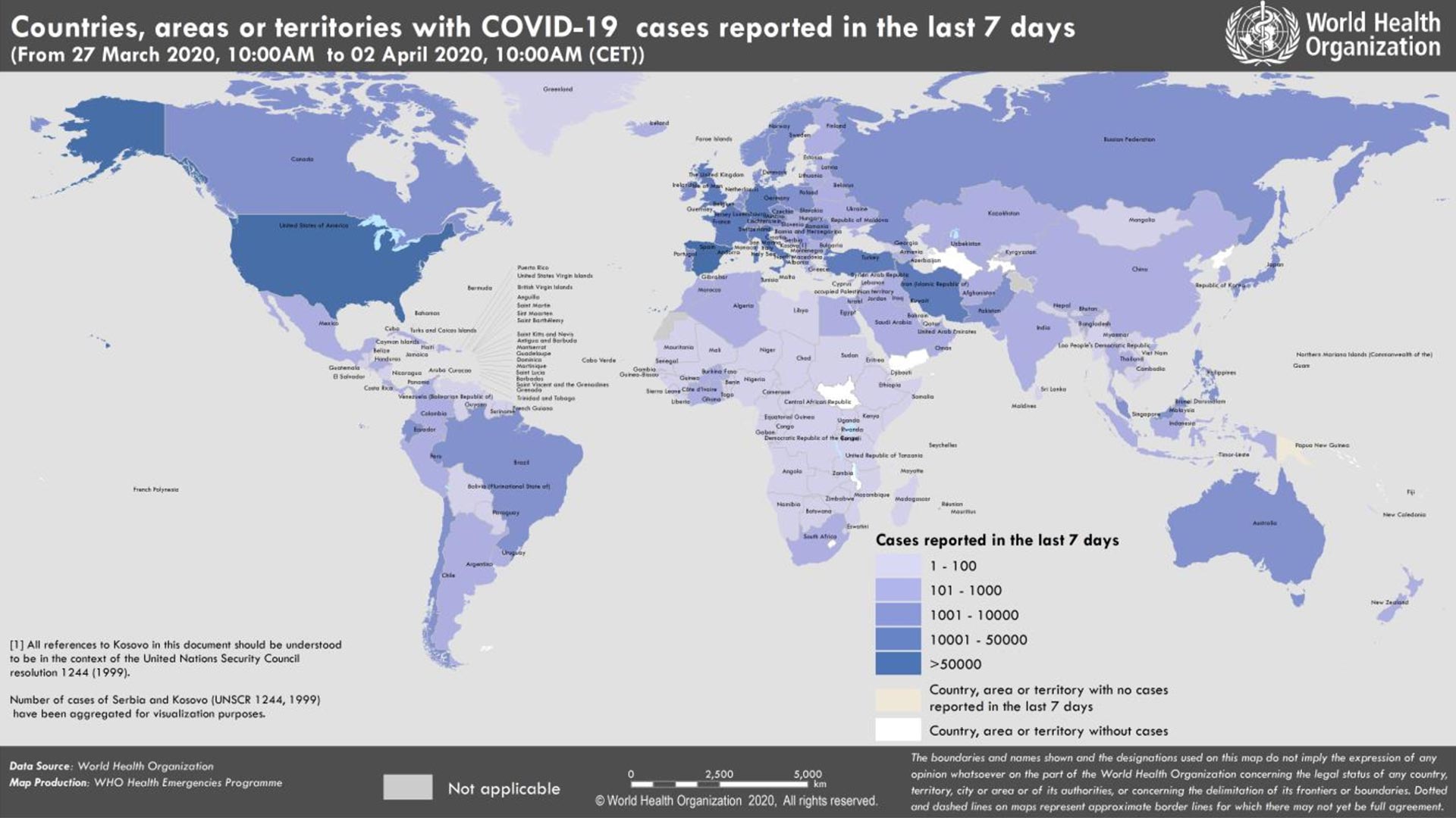 Coronavirus World Map 896 450 Confirmed Cases 201 Countries 45 526 Deaths