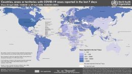 COVID-19 Coronavirus Map April 29