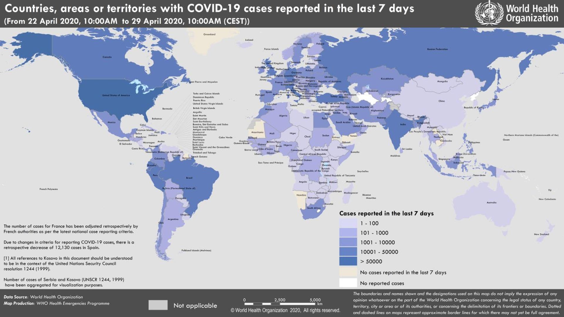 Covid 19 World Map 3 018 952 Confirmed Cases 207 Countries