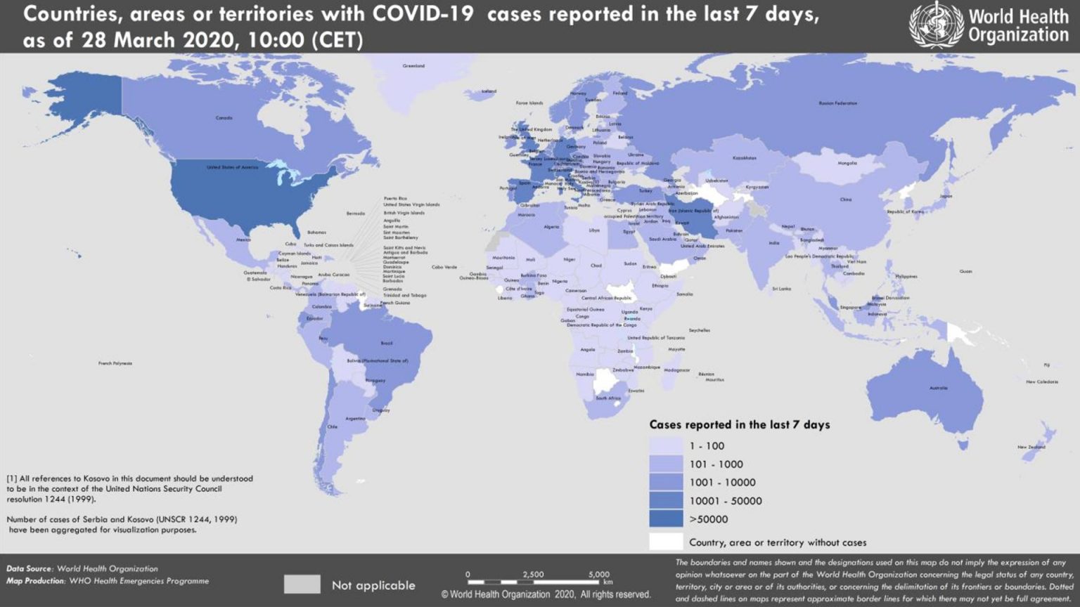 COVID-19 World Map: 571,678 Confirmed Cases; 197 Countries; 26,494 Deaths