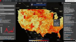 COVID-19 US Heat Map
