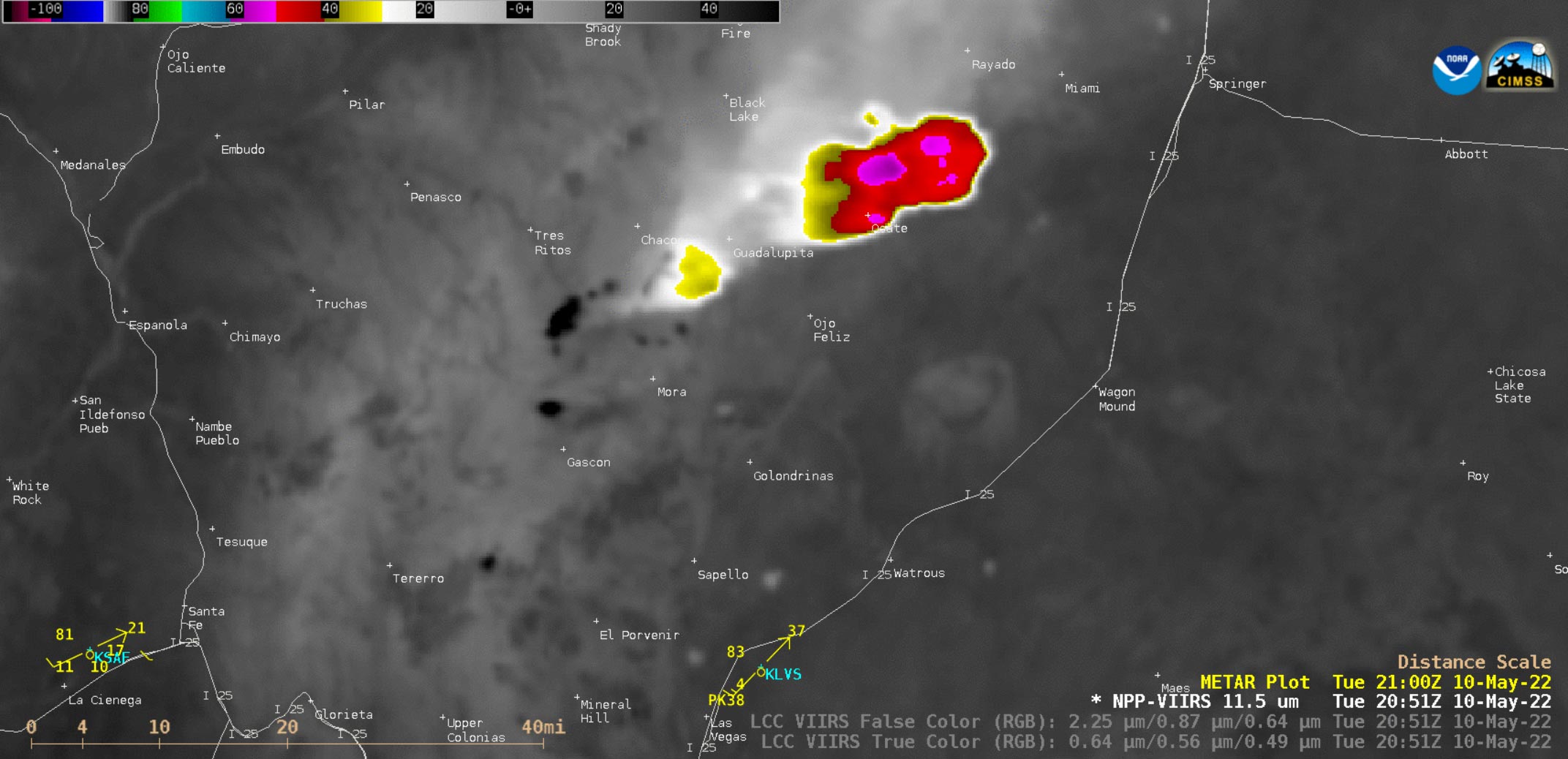 Massive New Mexico Wildfire Spawns 7.5 Mile Fire Cloud - SciTechDaily