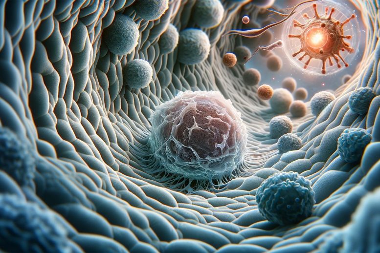 Cancer Cells Hiding Art