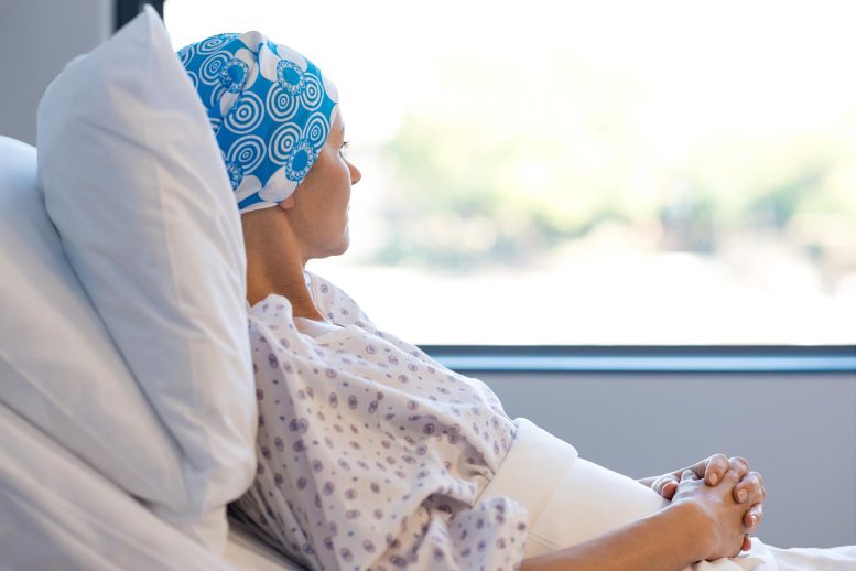 Cancer Patient Resting in Bed