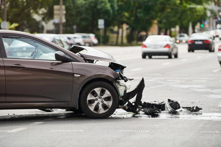 Car Crash Accident City Street