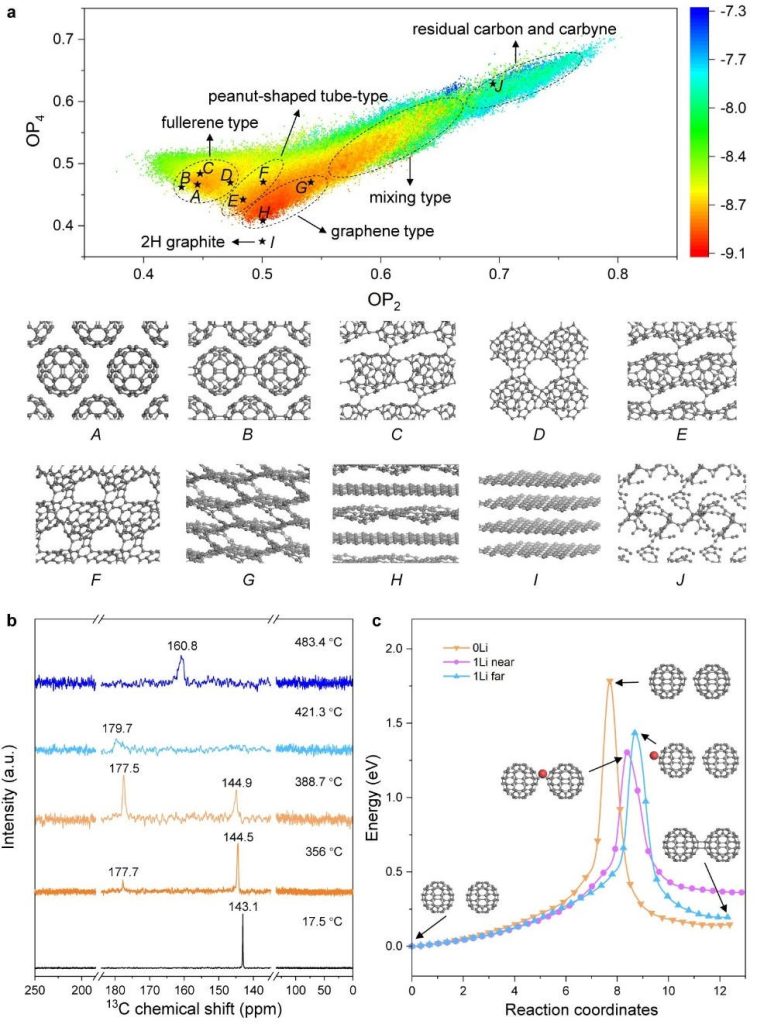 Carbon Simulations and In Situ MAS SSNMR