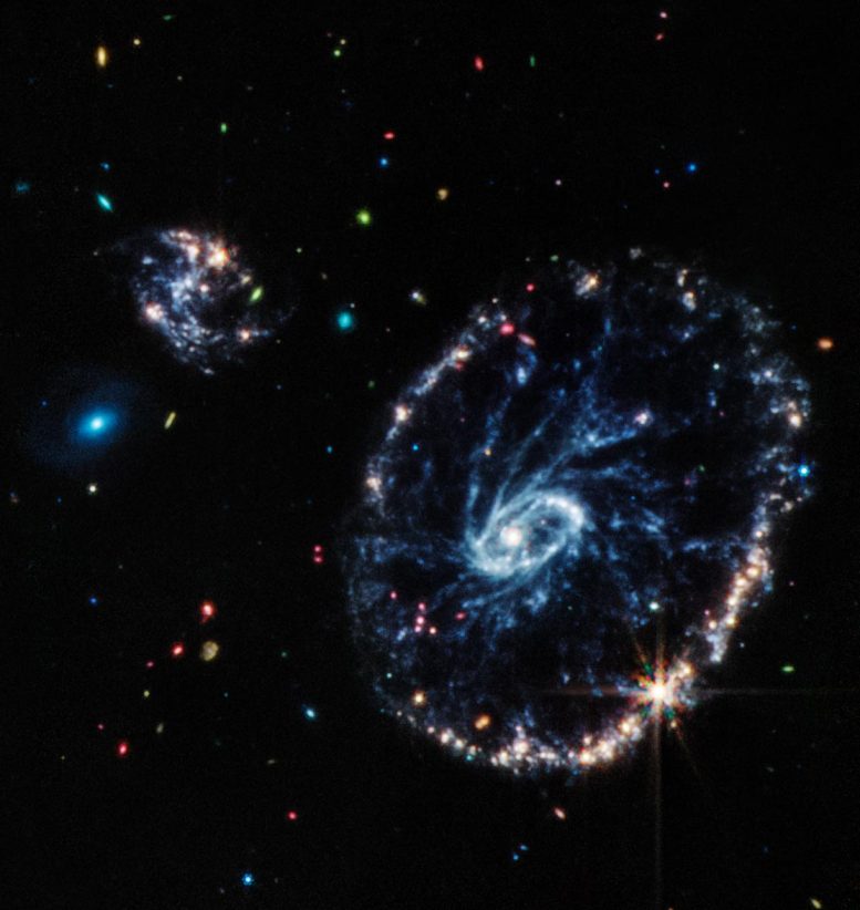 Cartwheel Galaxy (MIRI Image)