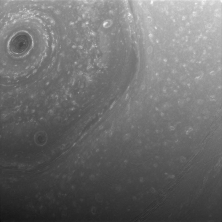 Cassini Beams Back First Images from New Orbit