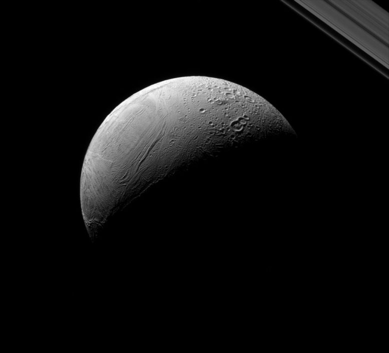 Cassini Image Enceladus Old and New