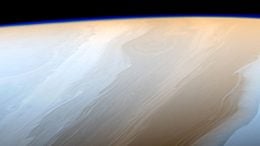 Cassini Image of Clouds on Saturn