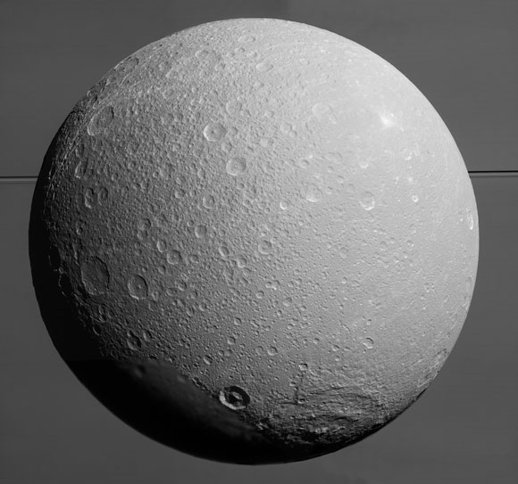 Cassini Spacecraft Views Dione for the Last Time