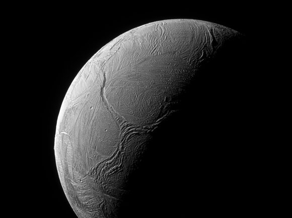 Cassini Spacecraft Views Enceladus' South Pole
