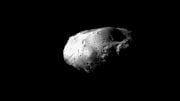 Cassini Spacecraft Views Prometheus Up Close