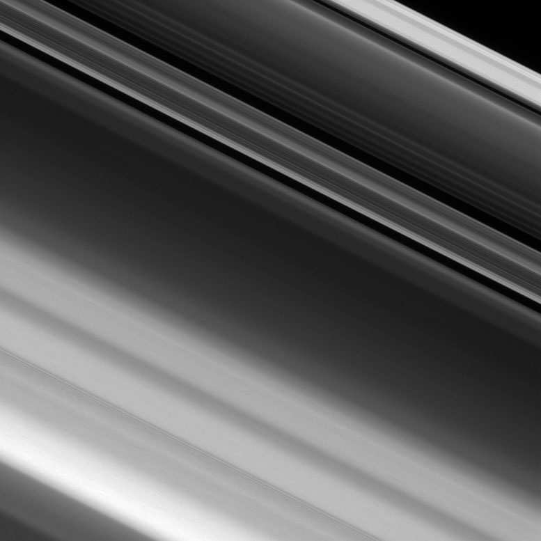 Cassini Spacecraft Zooms in on Saturn's A Ring