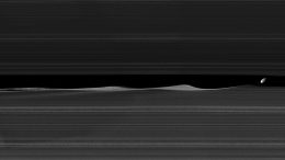 Cassini Views One of Saturn's Ring-Embedded Moons