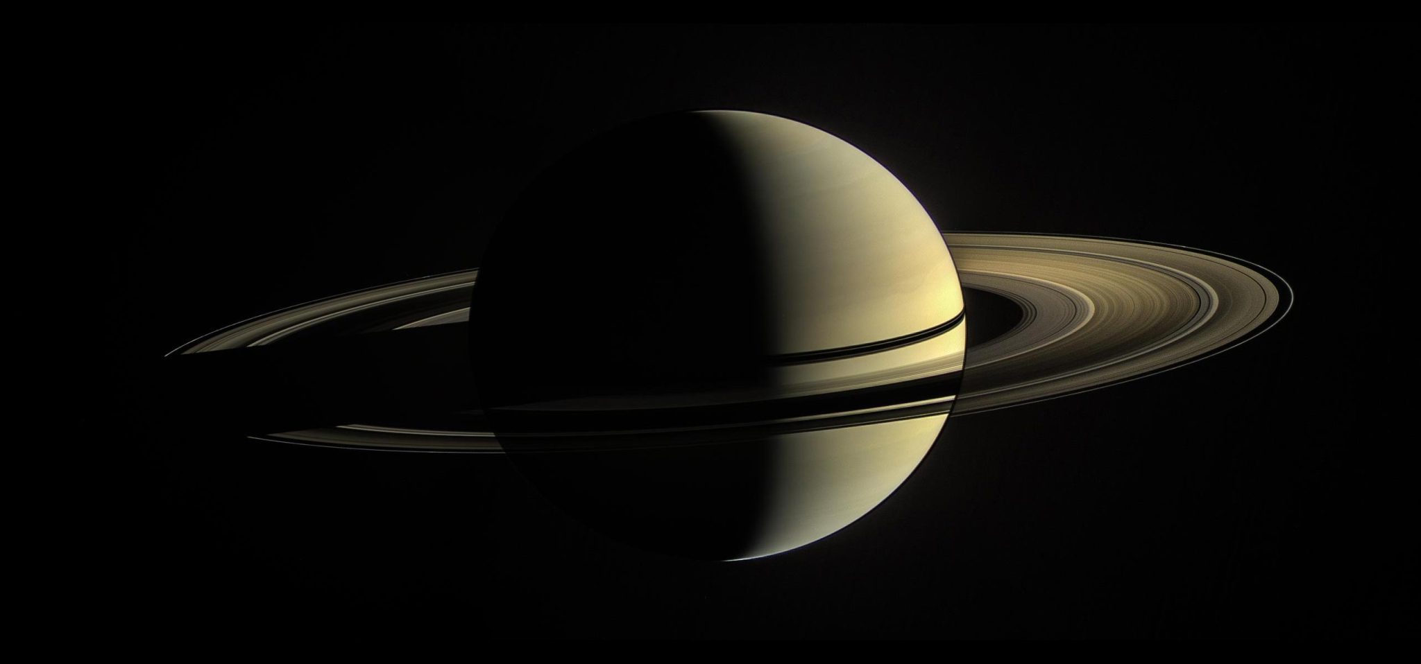 Ein Blick auf Cassini aus der Umlaufbahn um Saturn im Jahr 2010
