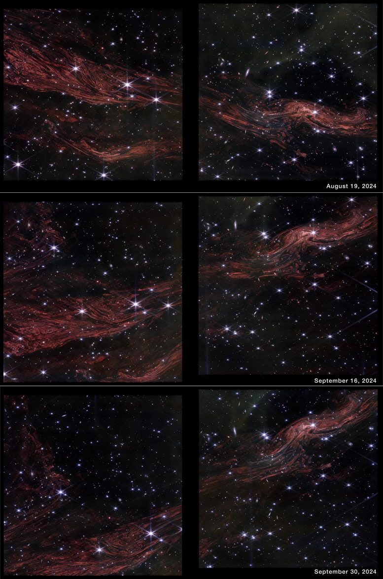 Cassiopeia A Light Echoes (Webb NIRCam Images)
