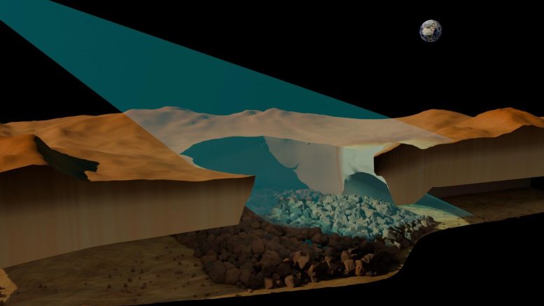 Cave Beneath Surface of Venus