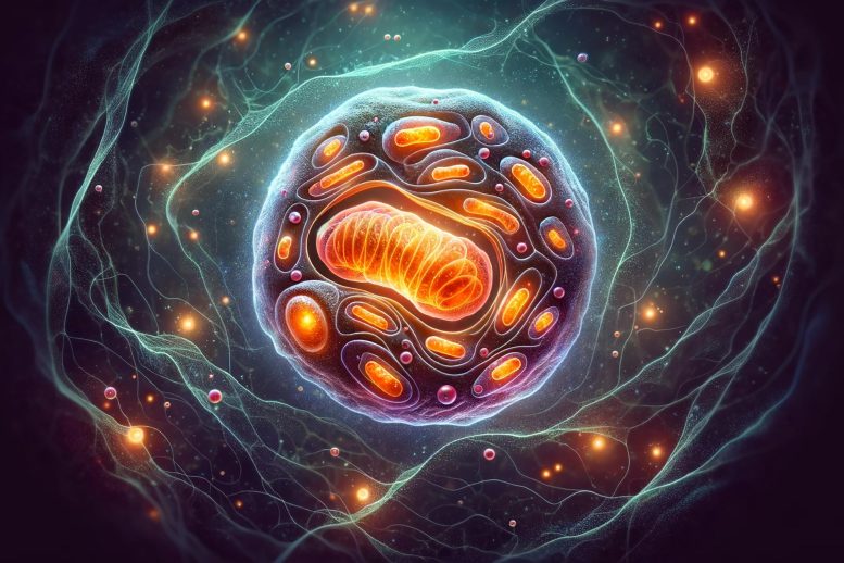 Cell Biology Art Concept