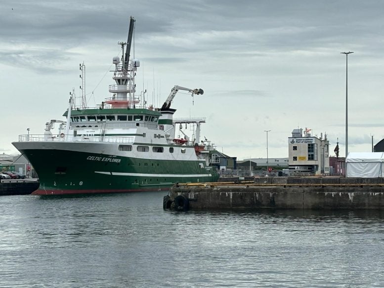 Celtic Explorer Docked