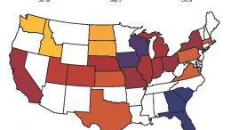 Center of Gravity US Map Enterovirus D68 Cases