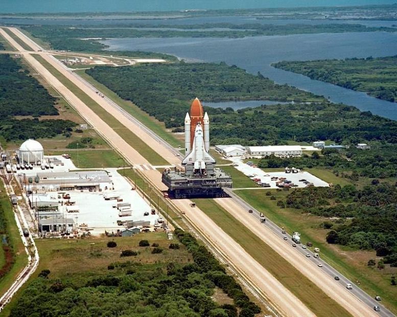 Challenger Rollout to Launch Pad 39B
