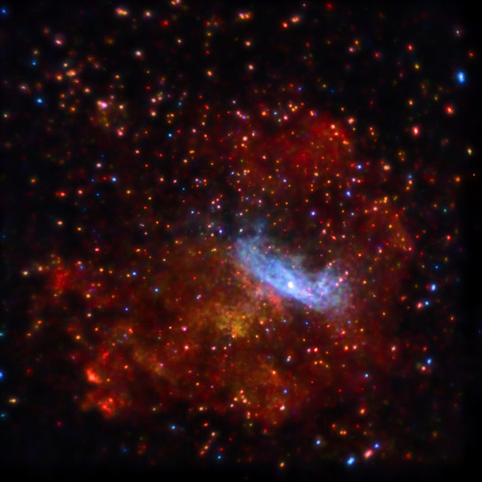 Chandra Image of Supernova Remnant MSH 11-62
