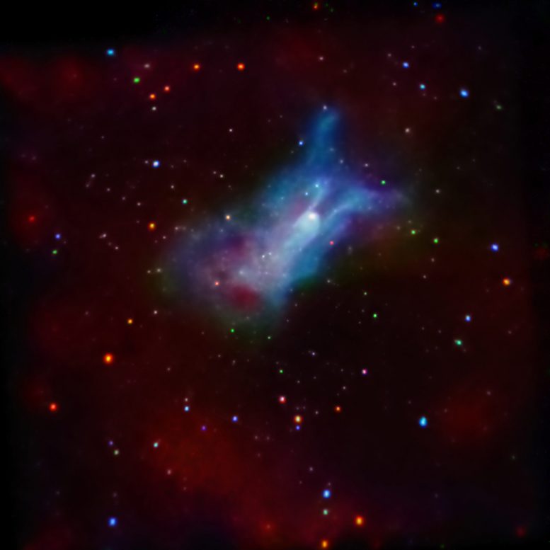 Chandra Image of a Supernova Remnant