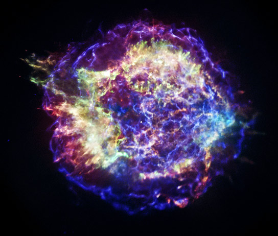 Chandra Reveals Complex Structure of Supernova Remnant