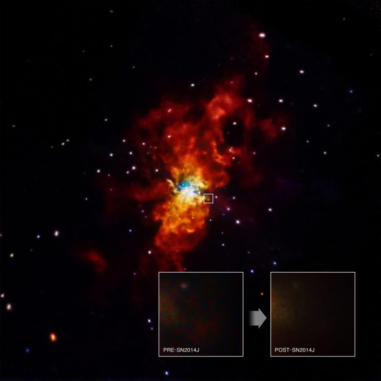 Chandra Searches for Trigger of Nearby Supernova SN 2014J