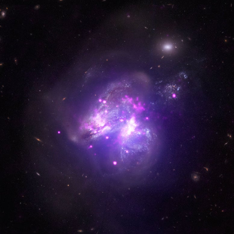 Chandra Views Arp 299