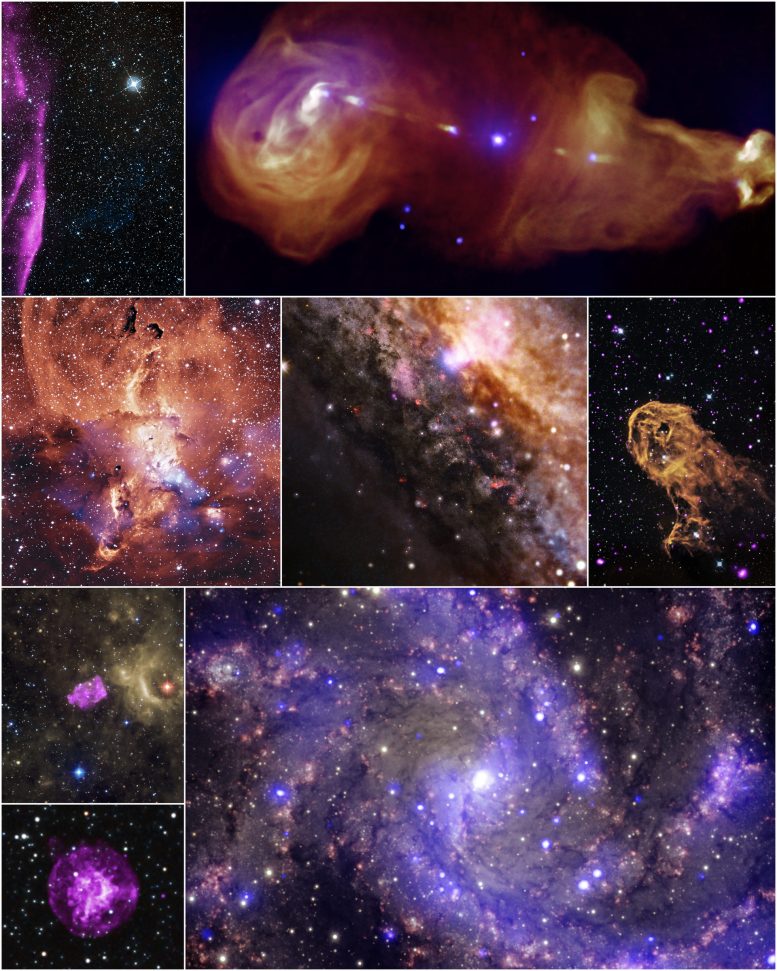 Chandra Xray Observatory Released Eight Never Before Seen Images